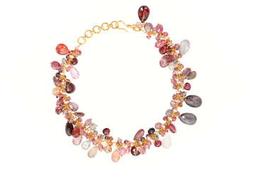 Katherine Fine Gold, Multicolour Sapphire & Pearl Bracelet