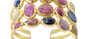 Kelly Multicolour Sapphire Cuff Bracelet