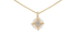 Kolkata Fine Pearl & Diamond Flower Pendant Necklace