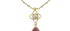Kolkata Pearl & Pink Tourmaline Necklace