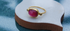 Kolkata Ruby & Diamond Accent Ring