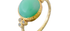 Kota Chrysoprase & Diamond Ring