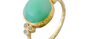 Kota Chrysoprase & Diamond Ring