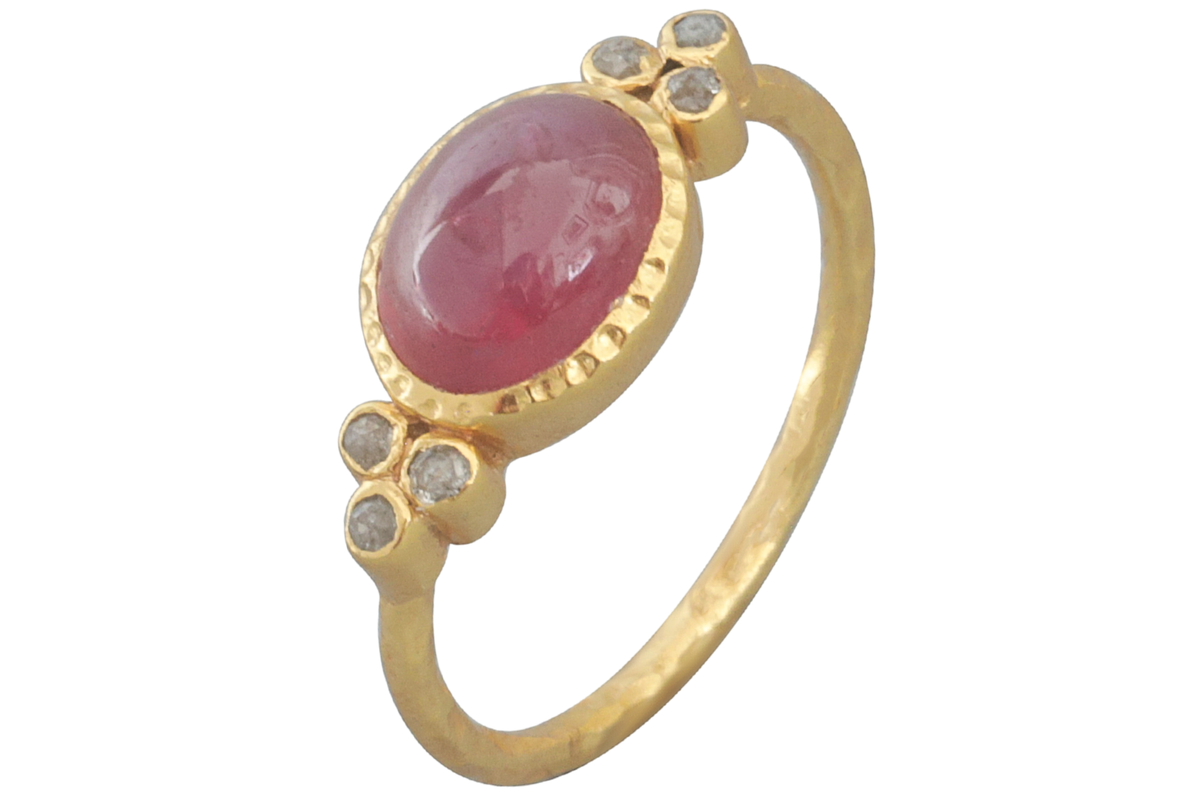 Kota Ruby & Diamond Ring
