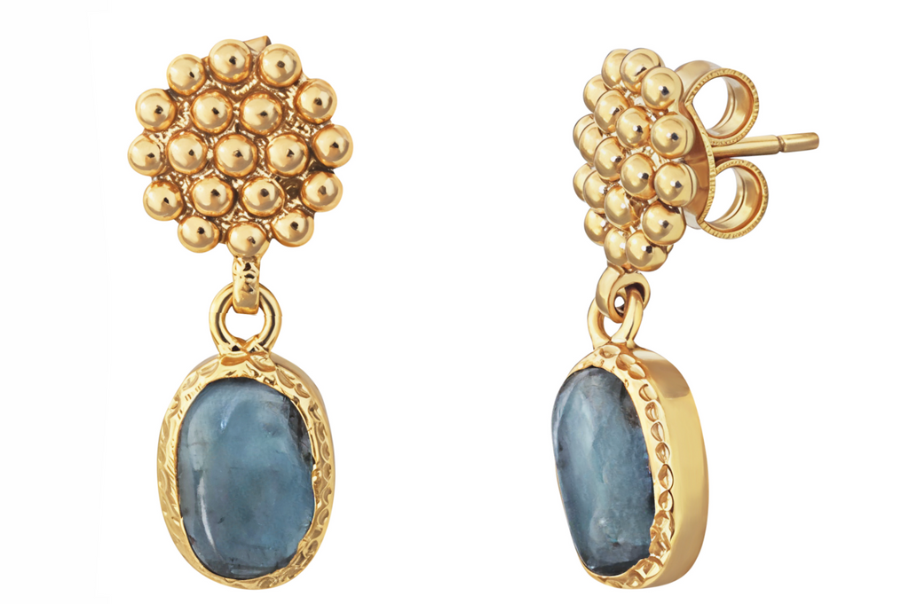 Janie Kyanite Drop Gemstone Earrings