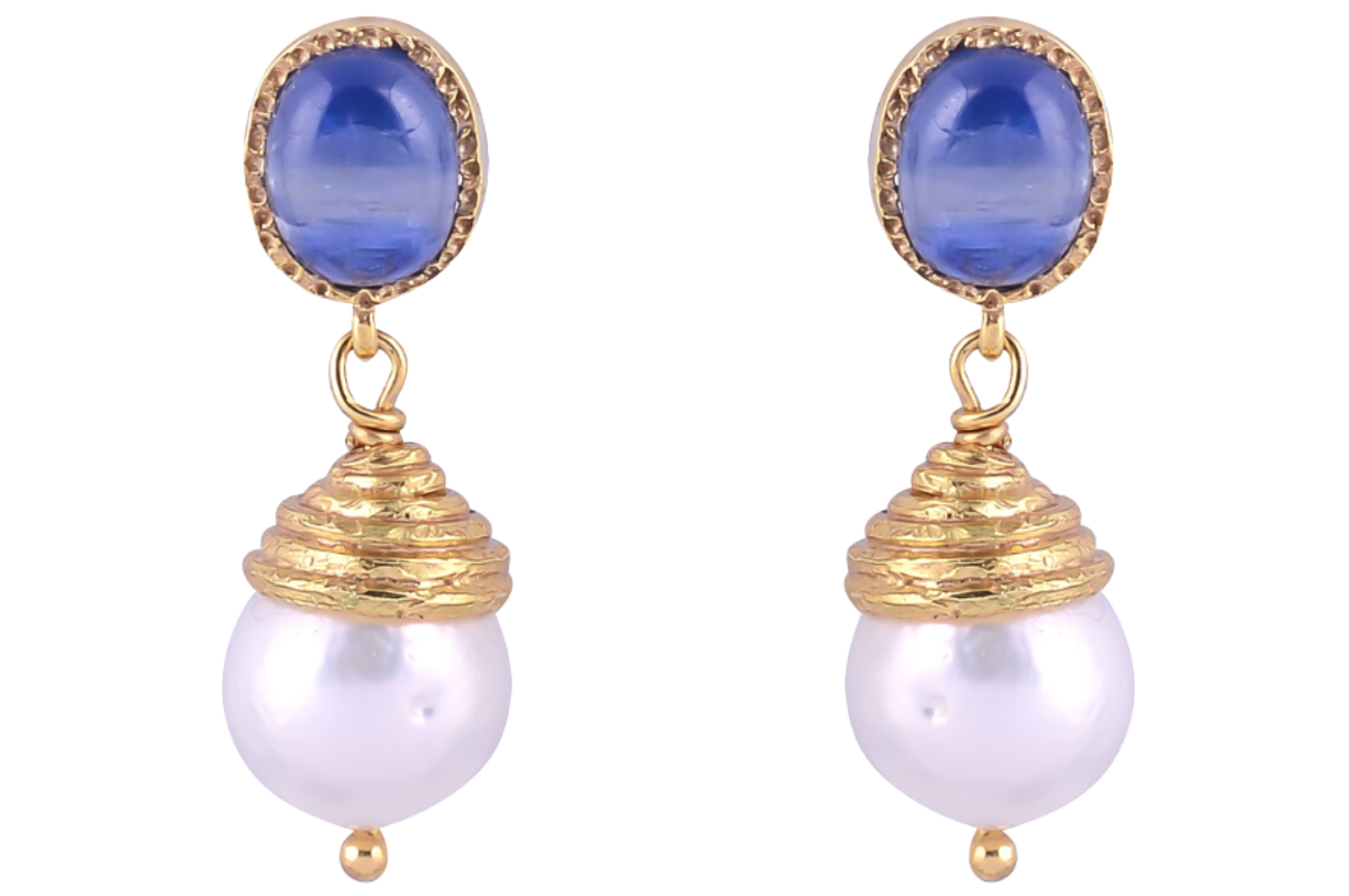 Poppy Kyanite & Pearl Earrings