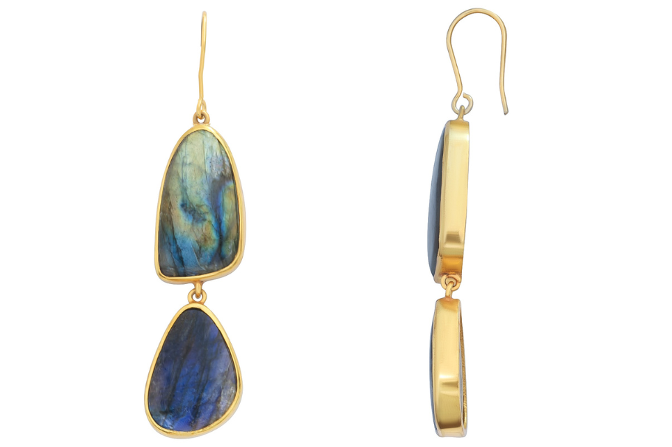 Labradorite Gemstone Earrings