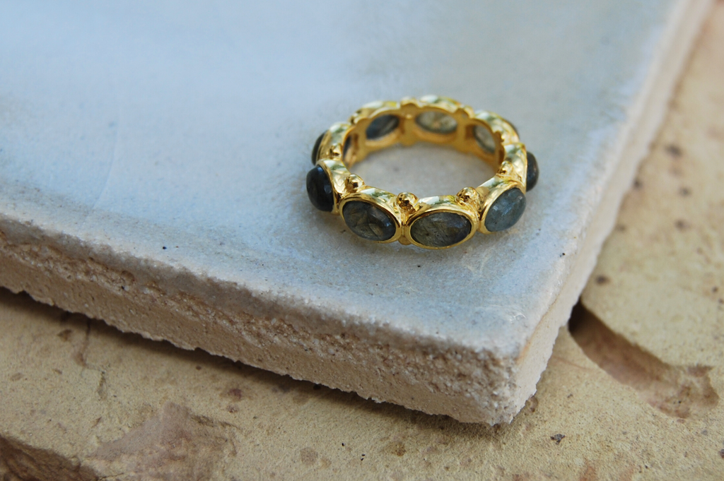 Lottie Labradorite Eternity Ring