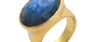 Labradorite Large Oval Gemstone Ring