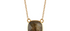 Labradorite Cushion Cut Pendant Necklace