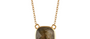 Labradorite Cushion Cut Pendant Necklace
