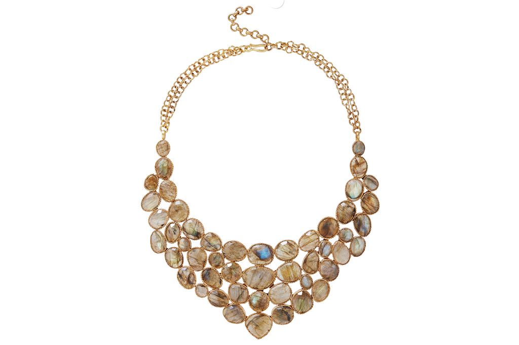 Labradorite Bib Necklace
