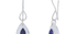 Rock Crystal & Lapis Jadau Earrings