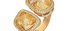 Lara Citrine Double Gemstone Ring