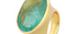 Pebble Large Oval Fluorite Ring