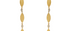 Leaf & Diamond Drop Earrings