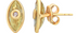 Lemon Quartz & Diamond Jadau Stud Earrings