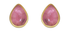 Light Pink Tourmaline Stud Earrings