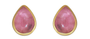 Light Pink Tourmaline Stud Earrings