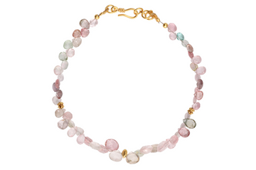 Fine Gold & Pastel Tourmaline Bracelet