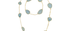 Agra Carved Aquamarine Long Necklace