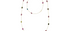 Tourmaline Oval Gemstone Long Necklace