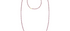Long Ruby Rosary Necklace