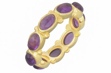 Lottie Amethyst Eternity Ring