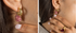 Luisa Fine Gold Hoop Earrings With Pink Tourmaline