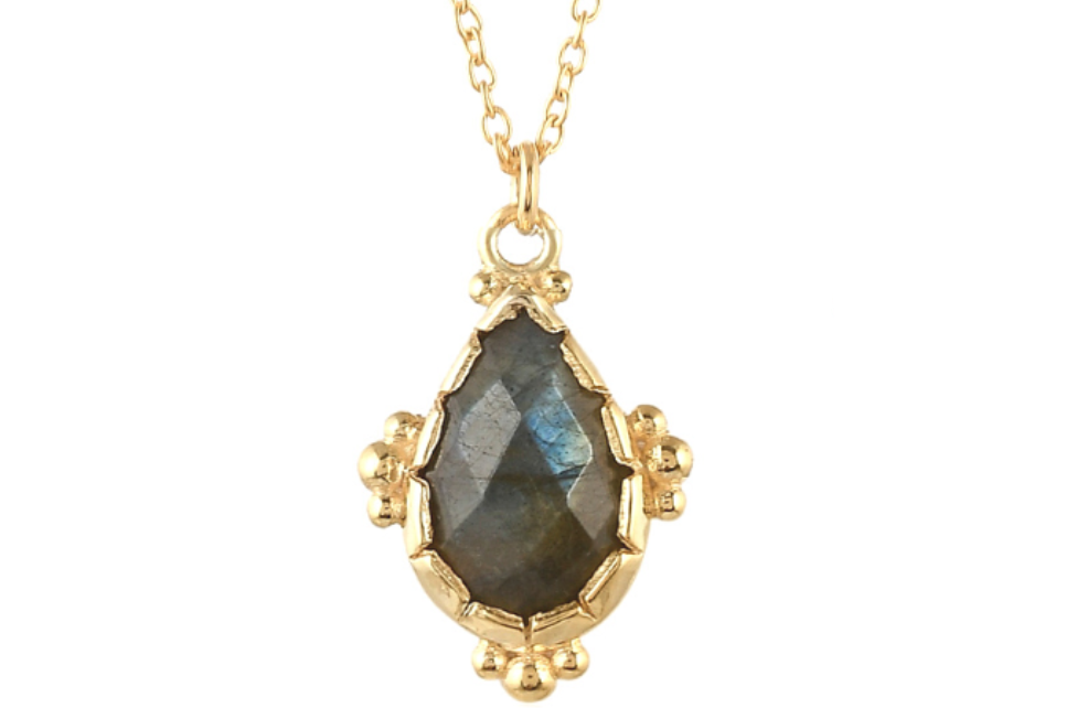 Lyra Labradorite Pendant Necklace