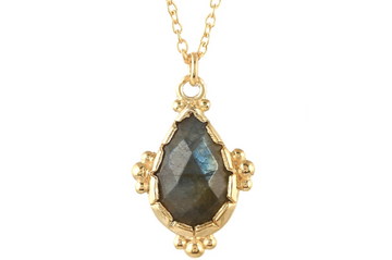 Lyra Labradorite Pendant Necklace