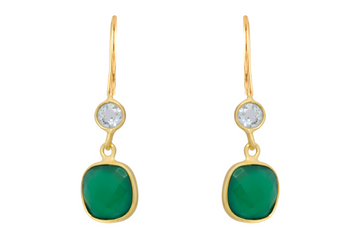 Marie Green Onyx Earrings