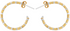 Masai Gold & Silver Hoop Earrings