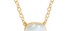 Pebble Rainbow Moonstone Chain Necklace