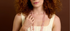 Morganite Knotted Cabochon Bead Necklace