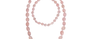 Morganite Bead Necklace