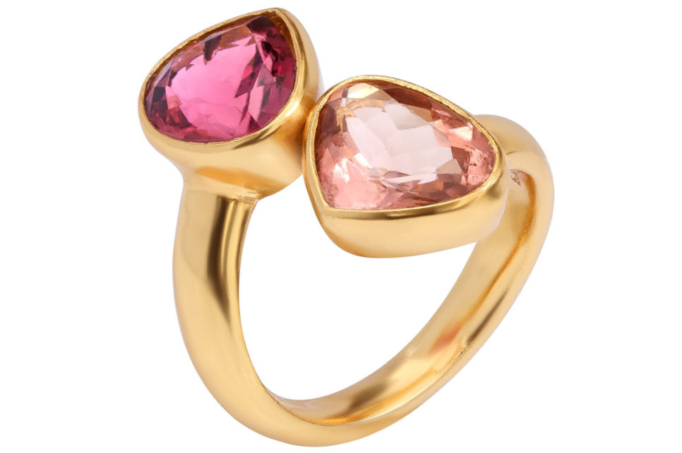 Athena Pink Tourmaline & Morganite Ring