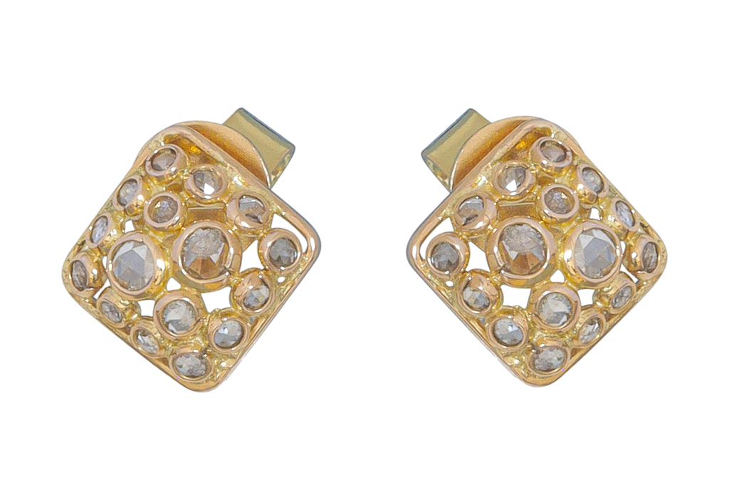 Fine Gold Alcazar Diamond Earrings