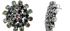 Asriel Green & Pink Tourmaline Stud Earrings