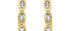 Mykonos Blue Topaz Hoop Earrings