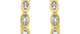 Mykonos Blue Topaz Hoop Earrings