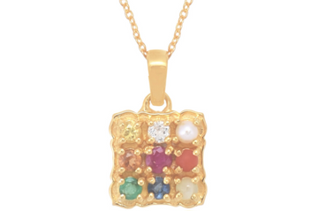 Navaratna Talisman Gemstone Necklace