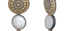 Oxidised Silver Pearl And Diamond Ornate Drops