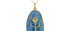 Jadau Labradorite & Diamond Pendant Necklace