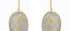 Golden Rutile Quartz Pebble Drop Earrings