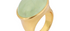 Prehnite Oval Pebble Ring