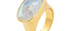 Rainbow Moonstone Oval Gemstone Ring