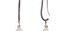 Claudia Oxidised Diamond And Pearl Hoops