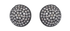 Oxidised Sterling Silver & Diamond Stud Earrings