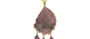 Carved Paisley Motif Pendant With Dangles
